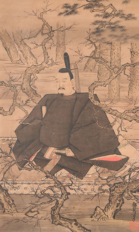 束帯天神図